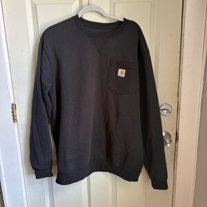 Carhartt Black Crewneck Sweater Casual Style